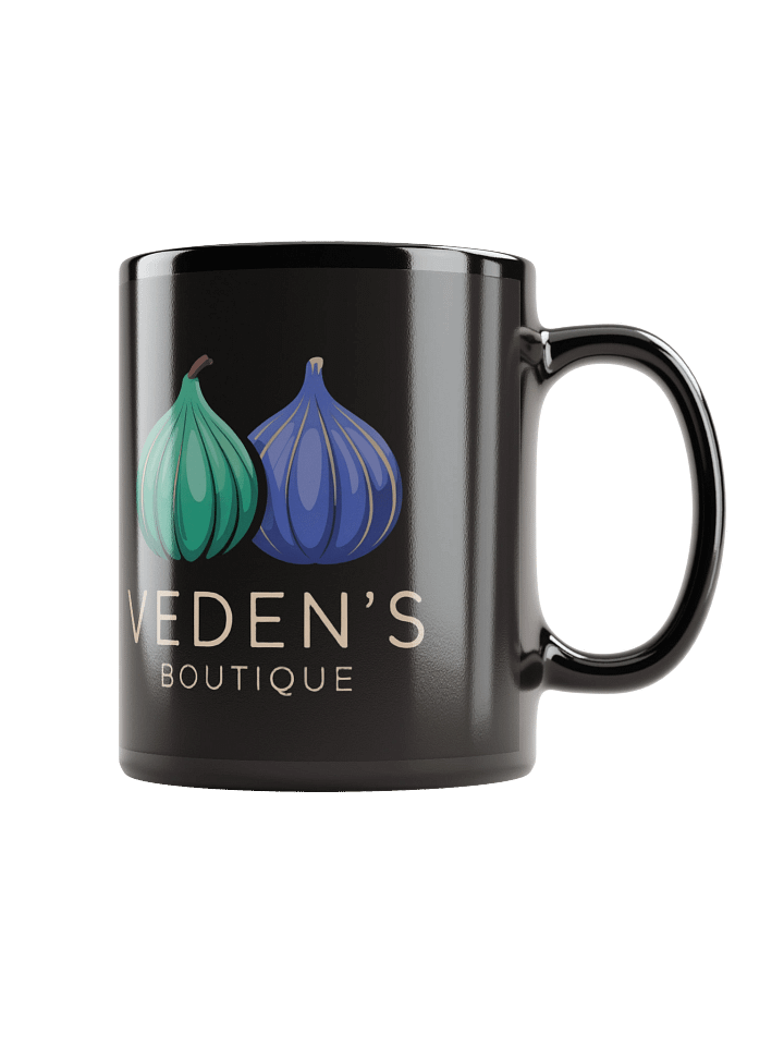 VEDENS BOUTIQUE Black Glossy Mug product image (1)