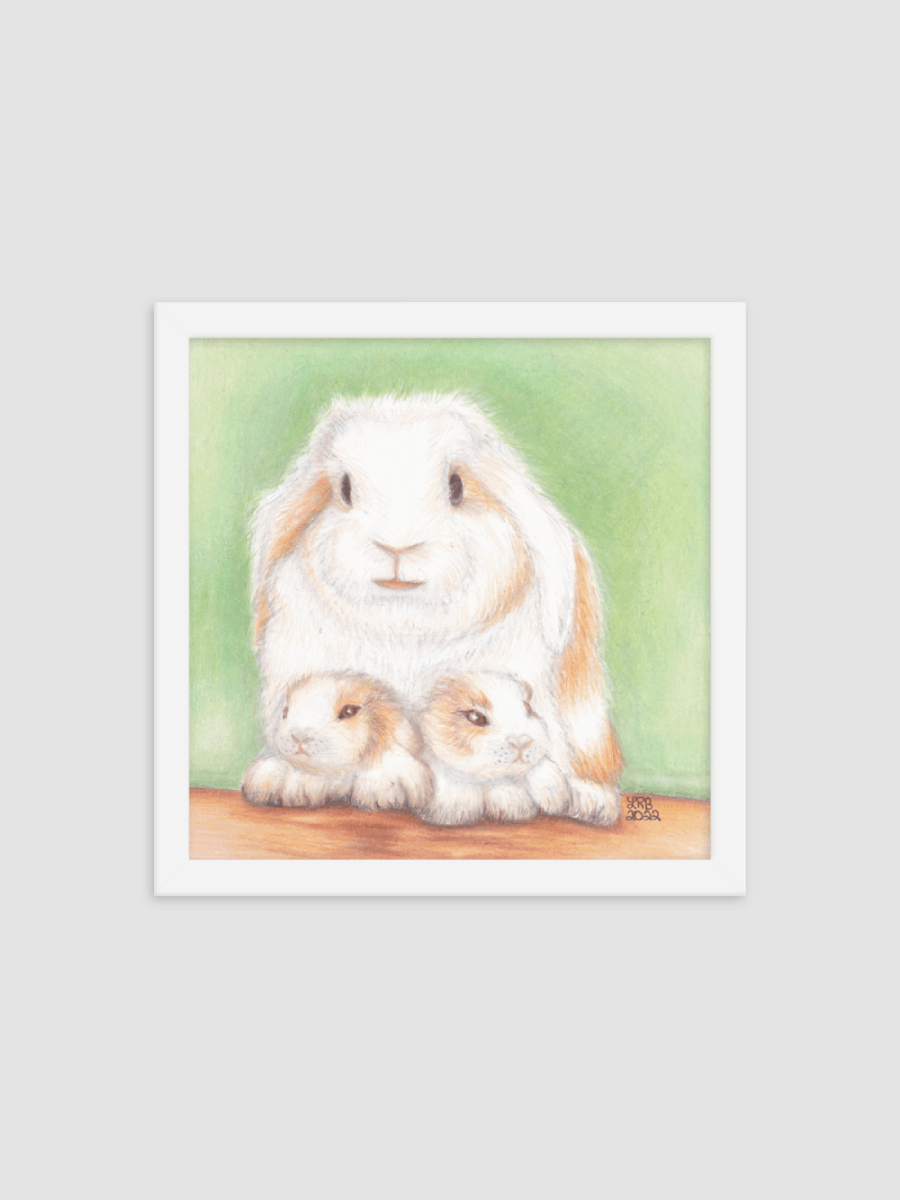 Bunnies Framed Print product image (2)