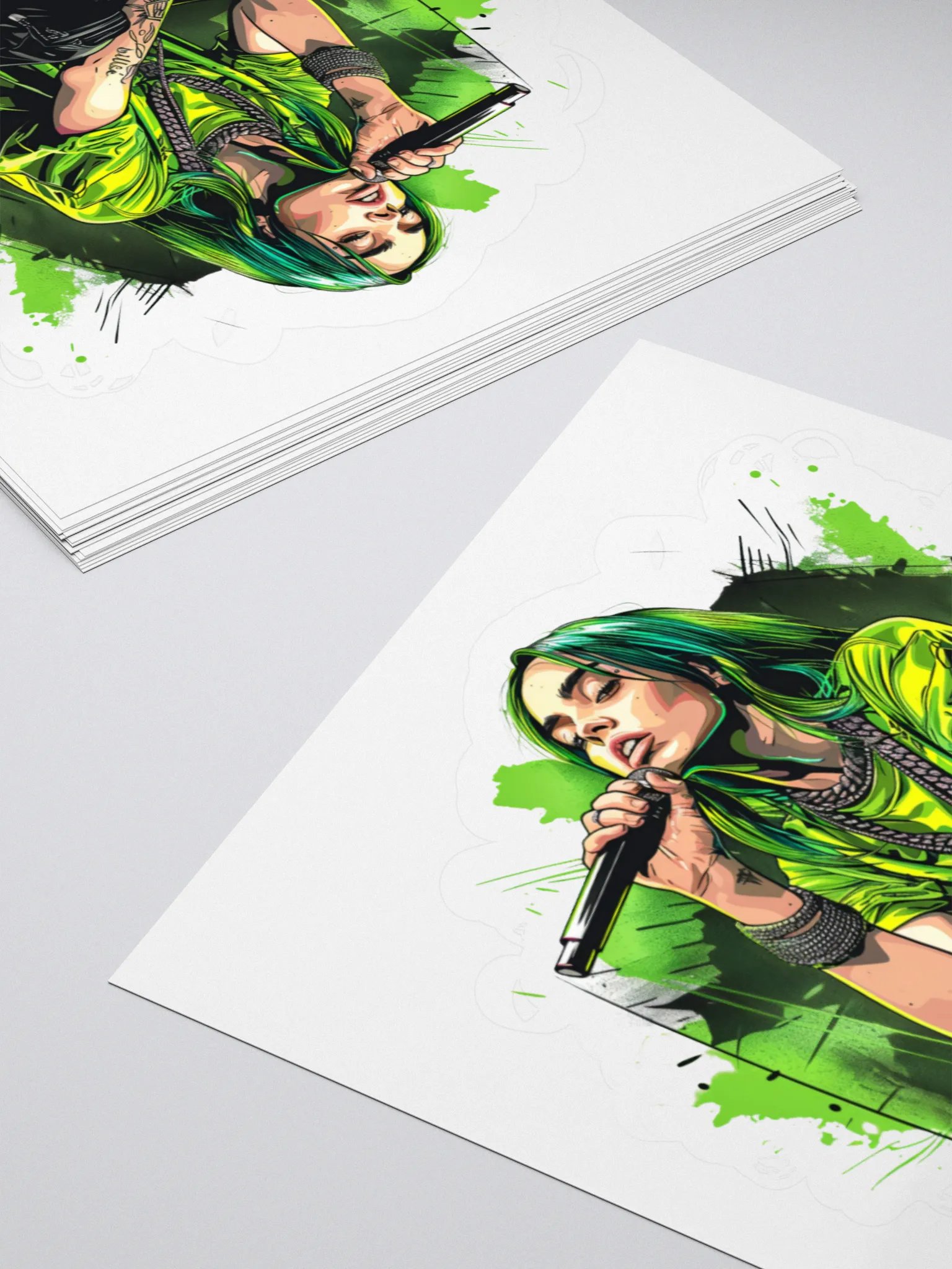 Billie Bad Azz Laptop Sticker product image (4)