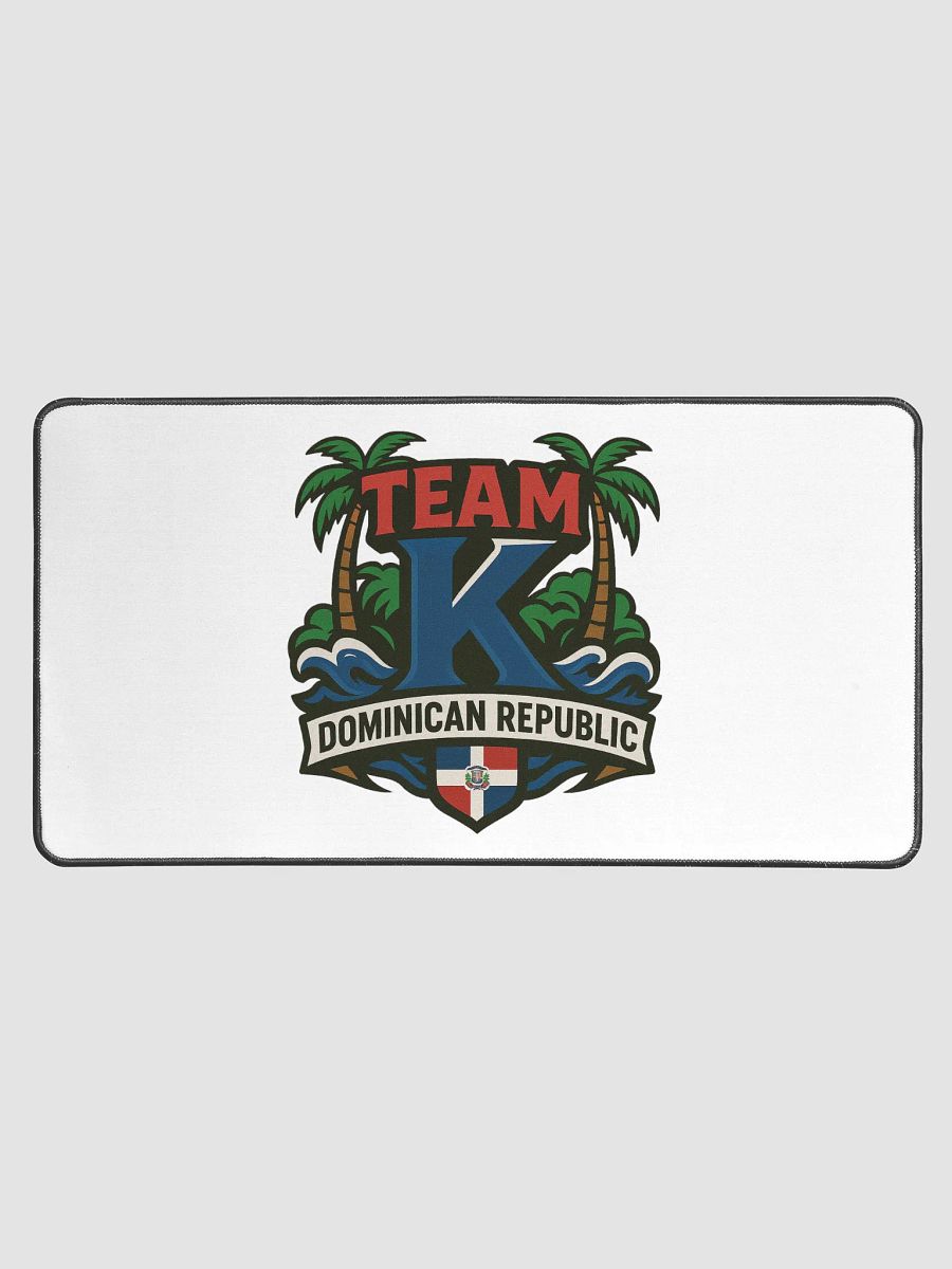 TEAM K Dominican Republic Desk Mat 15.5" x 31.5" product image (1)