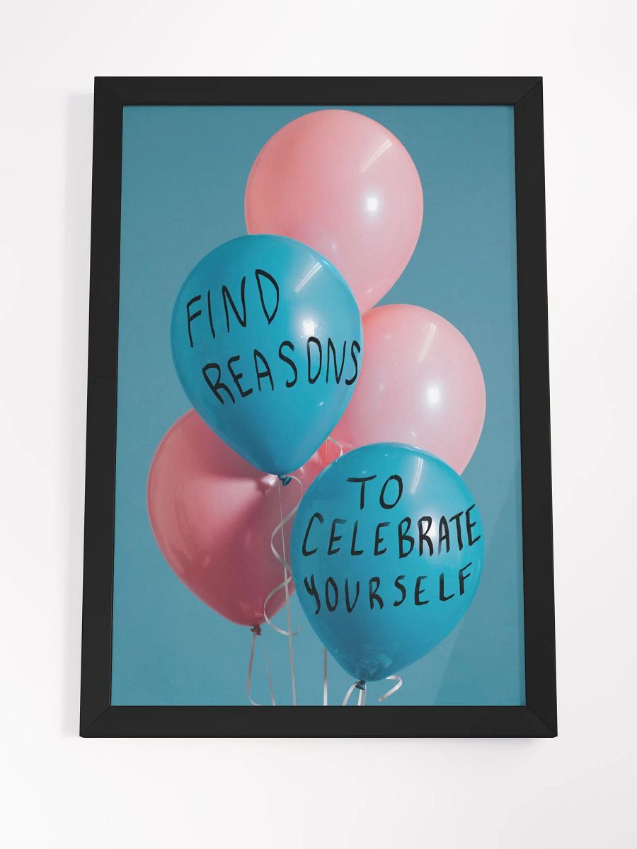 Celebrate Yourself Framed Art Print product image (4)