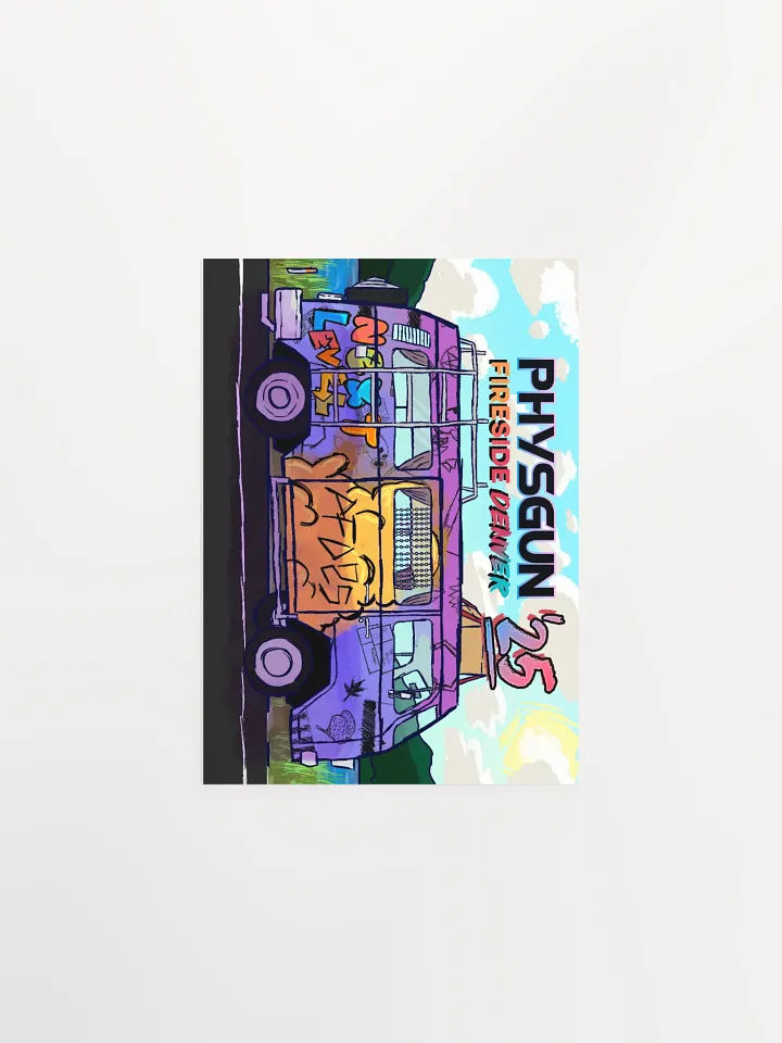 Physgun Fireside Denver 2025 LAN Poster - Graffiti'd Van product image (1)