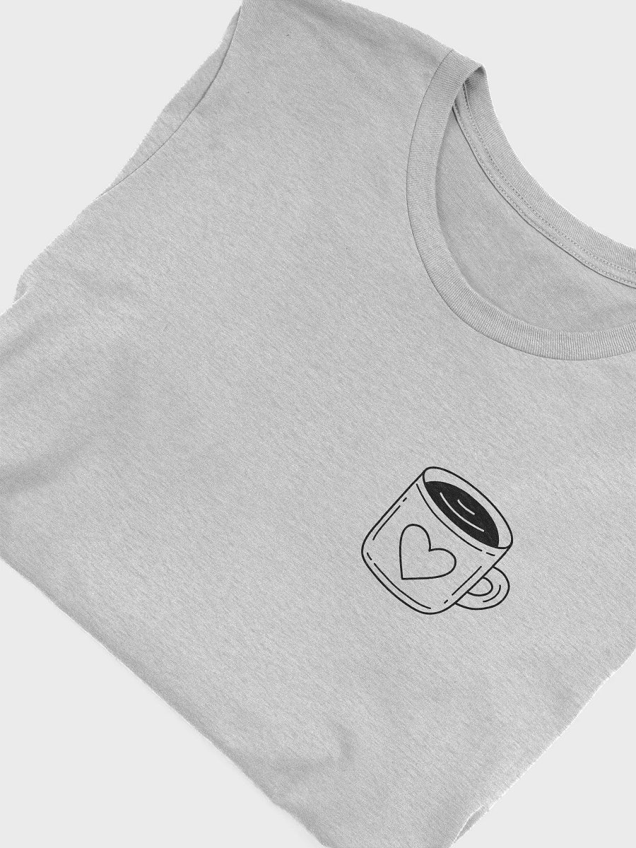 Herz in einer Tasse T-Shirt – Minimalistisches Kaffee-Design product image (3)