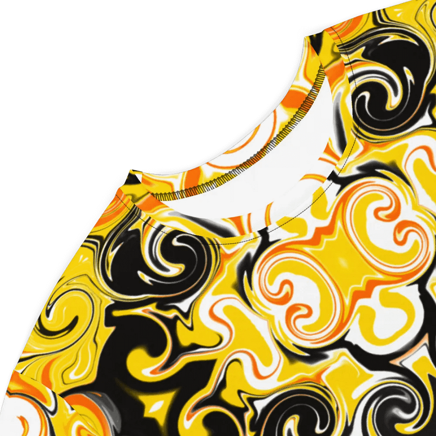 Yellow Baroque Luxe All-Over T-Shirt Dress product image (6)