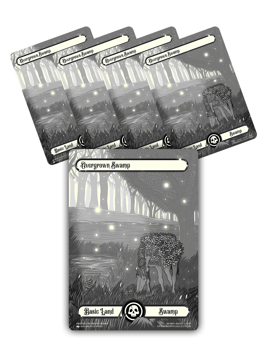 Overgrown Animal Basic Swamp Lands Proxy Set product image (1)