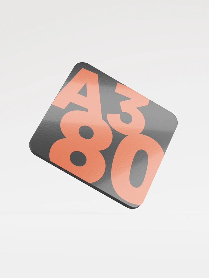 flght A380 EMOJI Coaster product image (1)