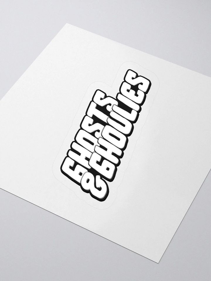 Ghosts & Ghoulies Logo Stickers product image (1)
