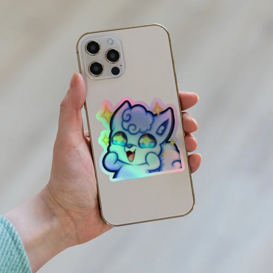 Nerdy's Alolan Ninetails Hype Sticker product image (8)