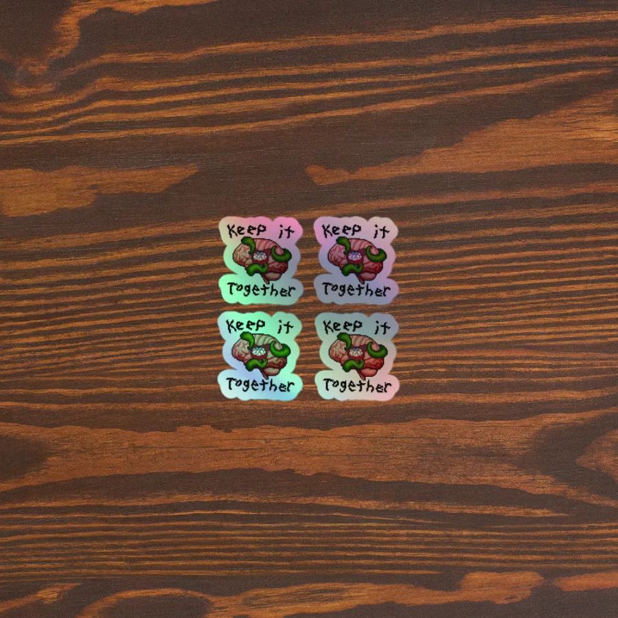 Keep It Together Holographic Sticker Sheet product image (4)