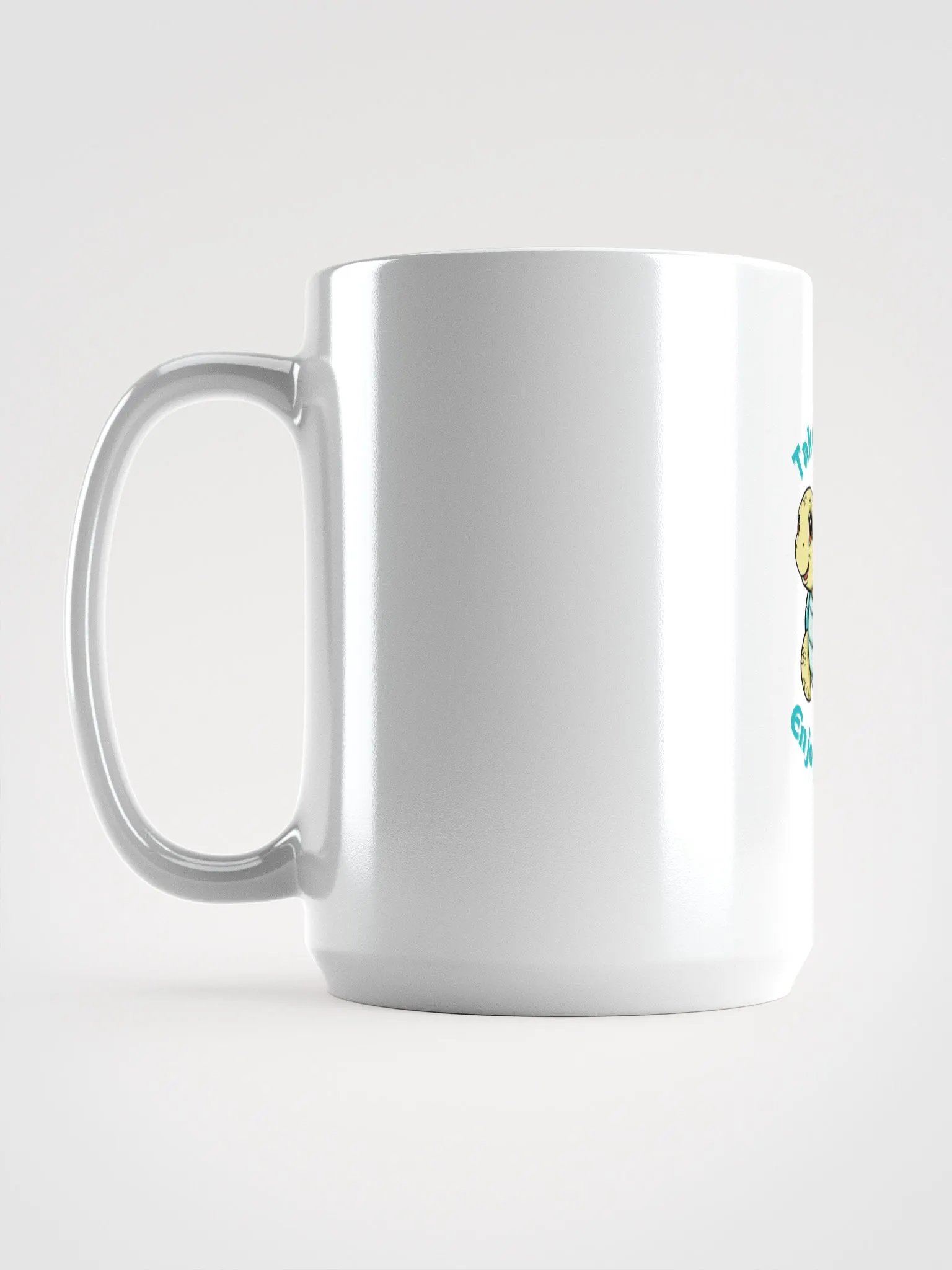 Flowing Turtle White Glossy Mug product image (6)