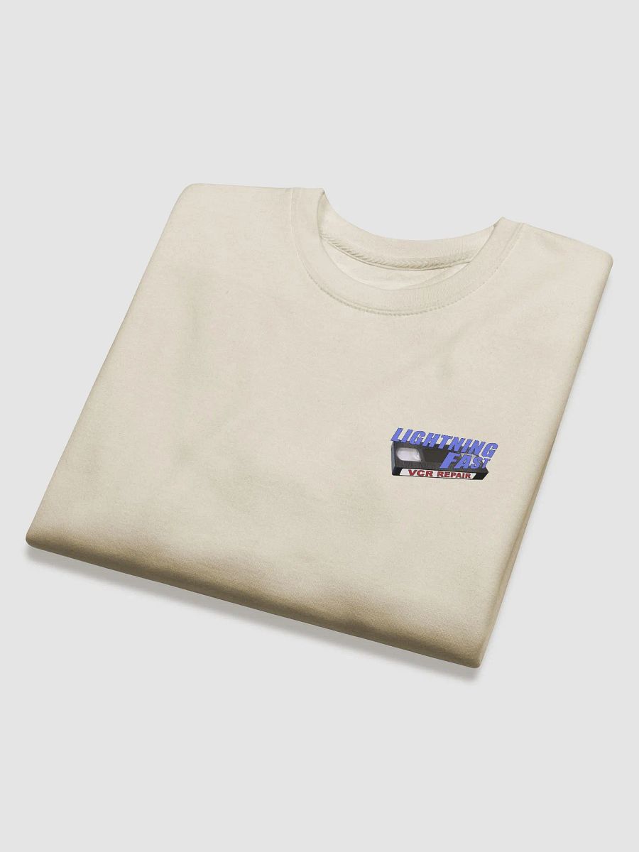 Lightning Fast VCR Repair small logo sweat shirt product image (2)
