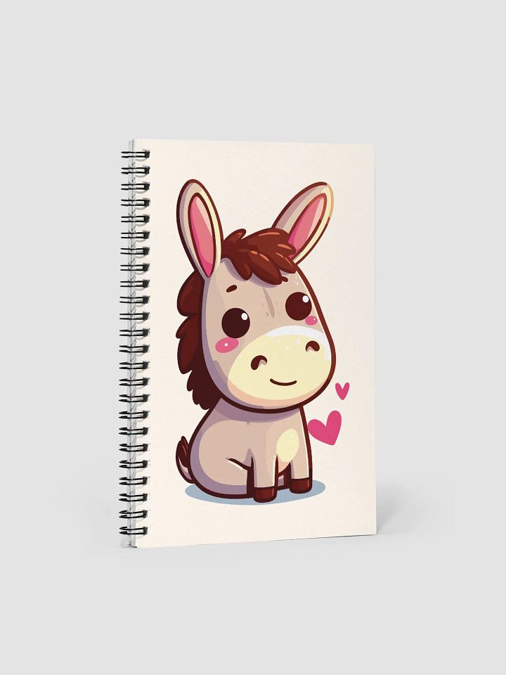 Cheerful Donkey Spiral Notebook product image (2)