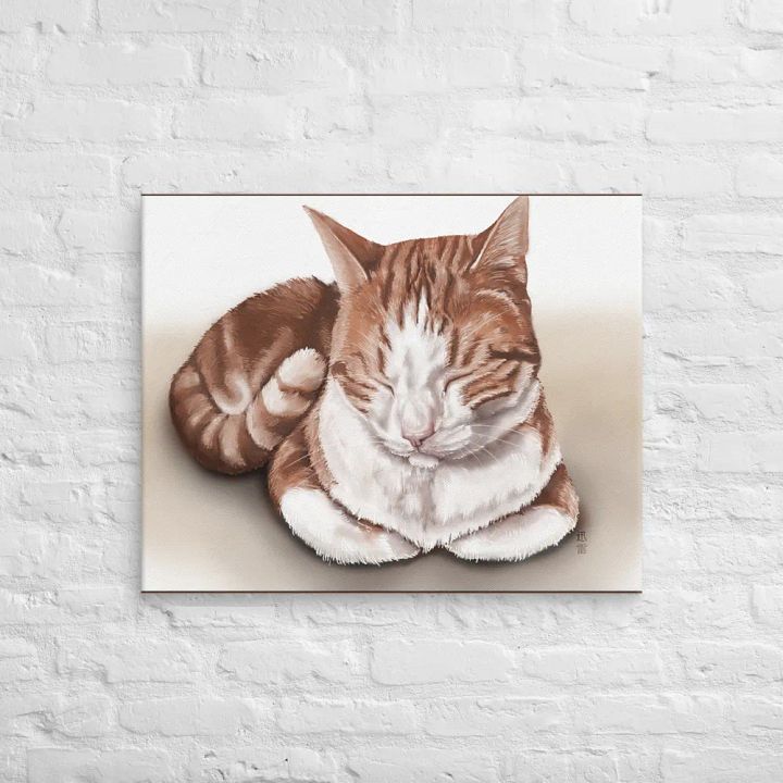 Canvas (Horizontal) - Oliver (Orange Tabby) Edition product image (6)