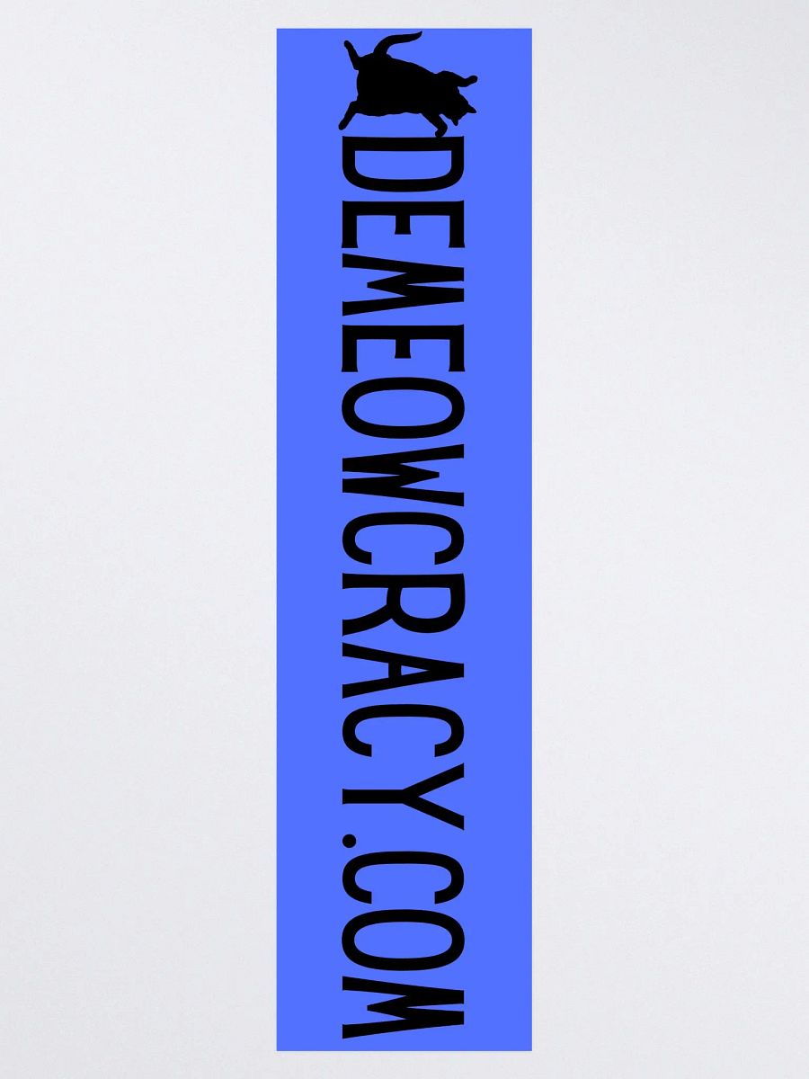 Black Dancing for DEMEOWCRACY Cat Bumper Stickers product image (3)