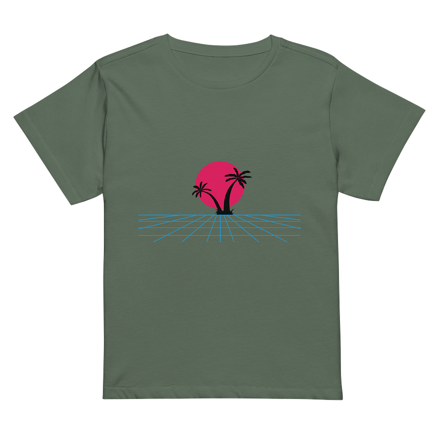Retro Sunset Palm Women's Tee product image (2)