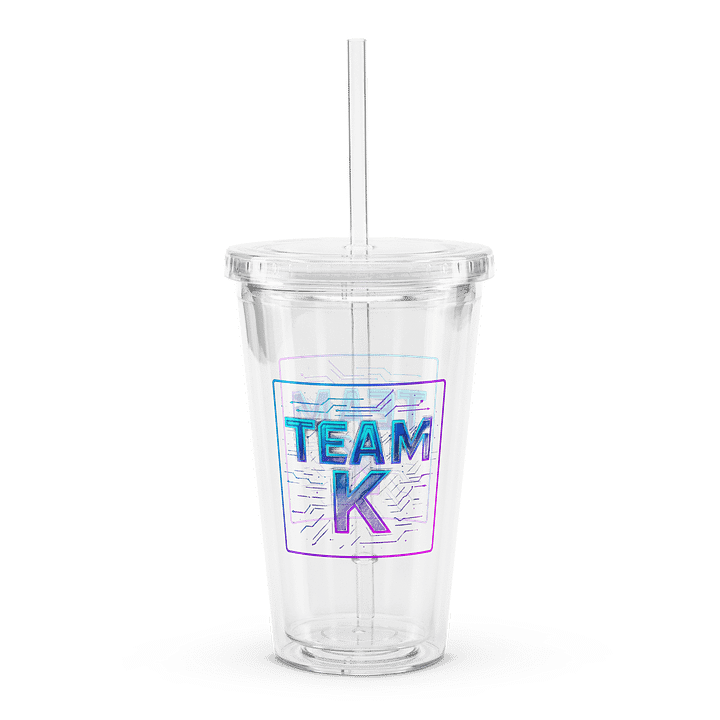 Team K V-11 Clear Plastic Tumbler product image (1)