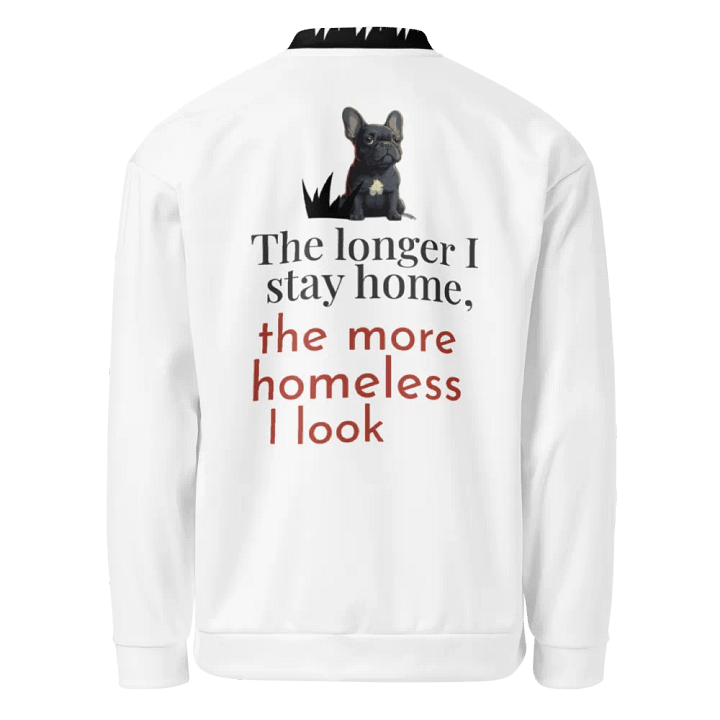 🐶 Cute Puppy Bomber Jacket – Unleash Your Custom Style! product image (2)