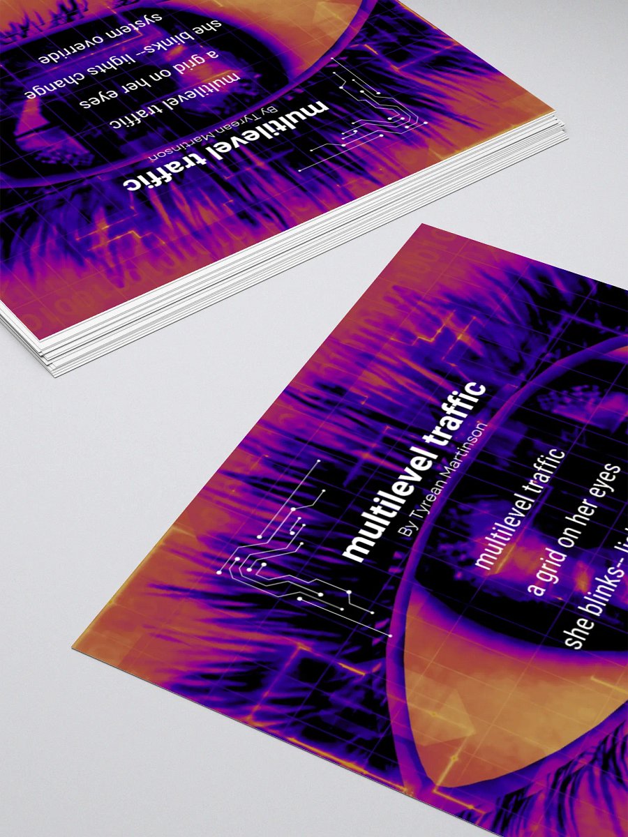 Tech Punk Poetry Sticker product image (12)