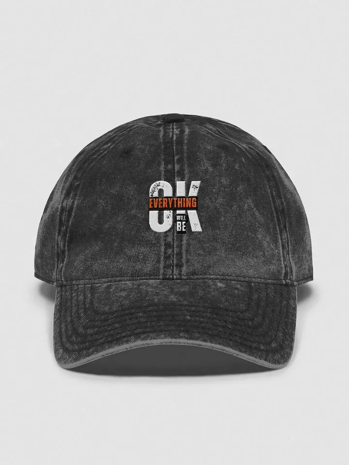 Everything Will Be OK Cap – Embroidered Positive Vibes Hat | Classic & Comfort Fit product image (1)