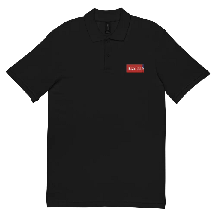 Haiti Pride Unisex Pique Polo Shirt product image (2)