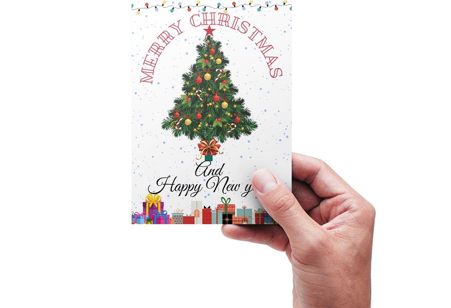 Christmas and New year greetings cards Bundle No 2 (5Cards) product image (3)