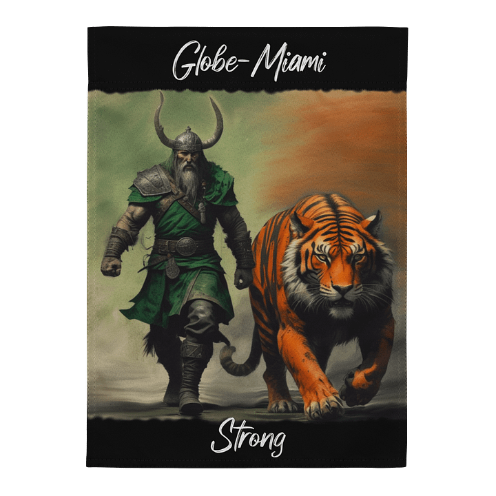 Globe-Miami Strong Garden Flag product image (1)