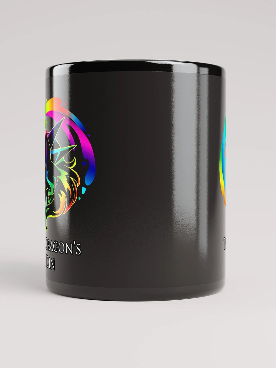 The Dragon's Din Logo Glossy Mug product image (9)