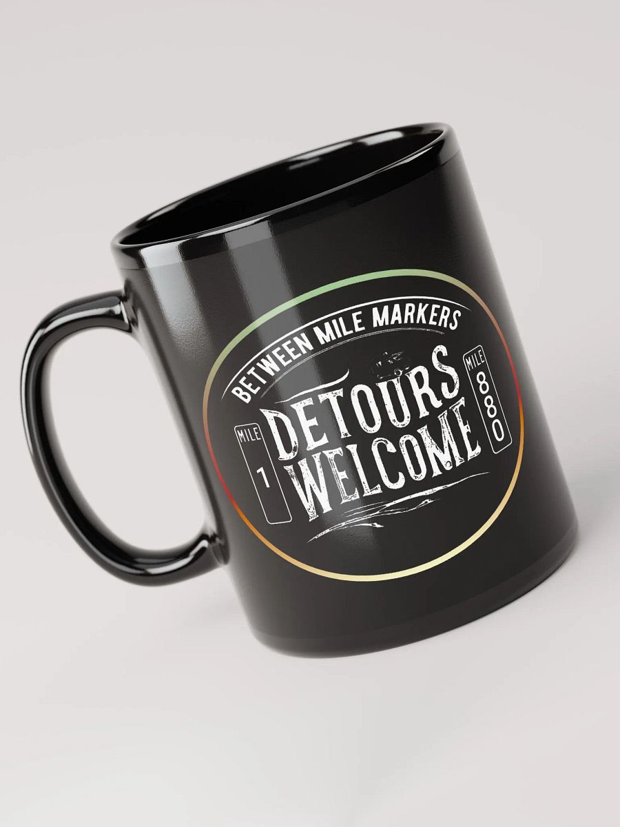 Detours Welcome Black Coffee Mug product image (5)