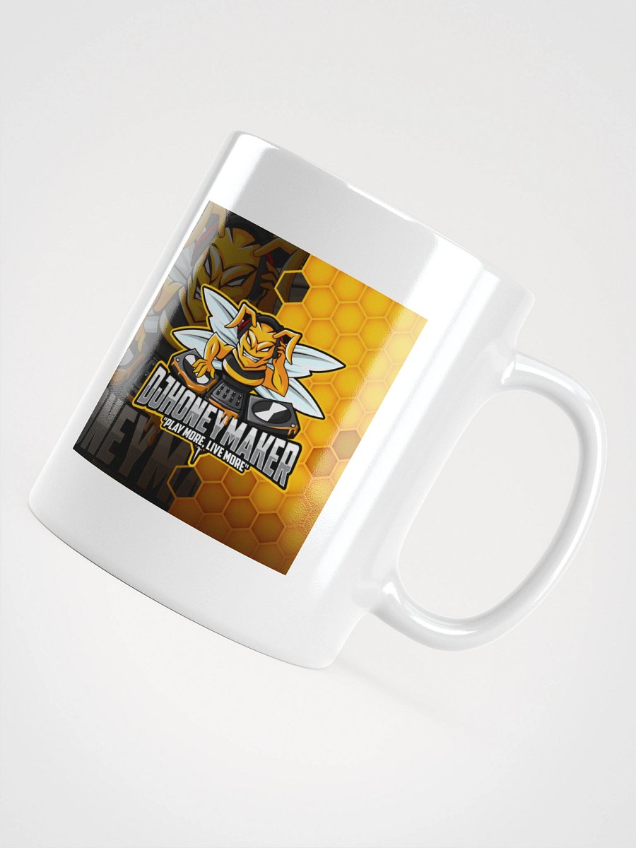 Logo With Texture White Glossy Mug product image (10)