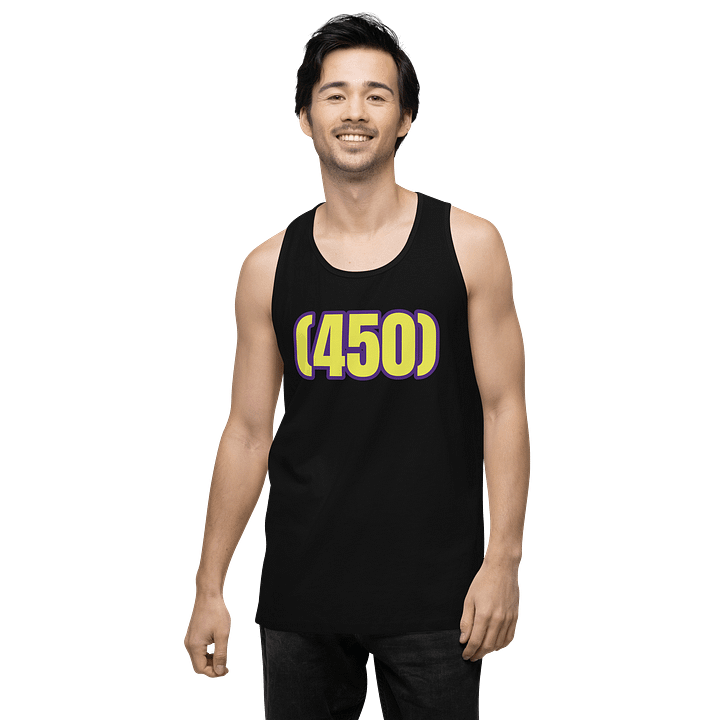 Bold 450 Yellow Number Men's Tank Top product image (2)