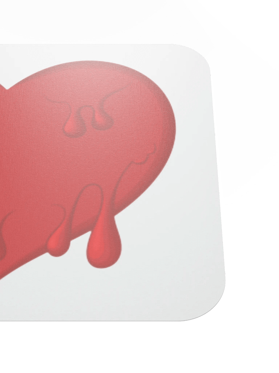 Bloody Heart Mouse Pad product image (5)
