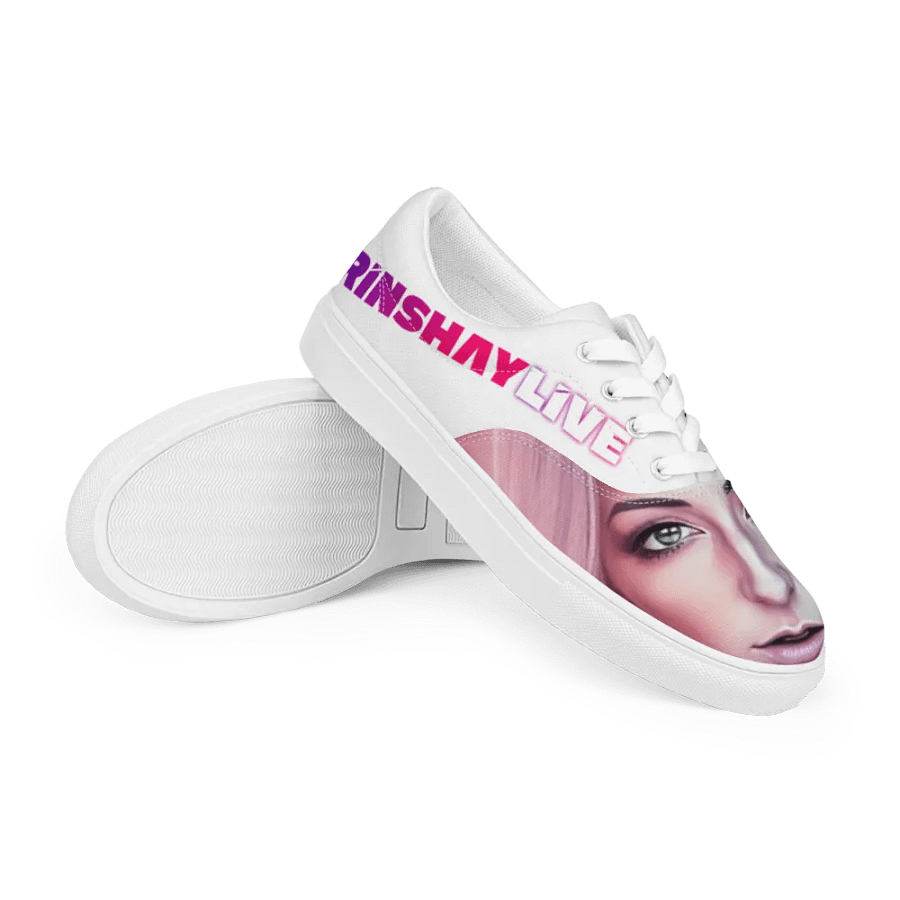 ErinShayLive - Woman's lace up canvas shoes product image (1)