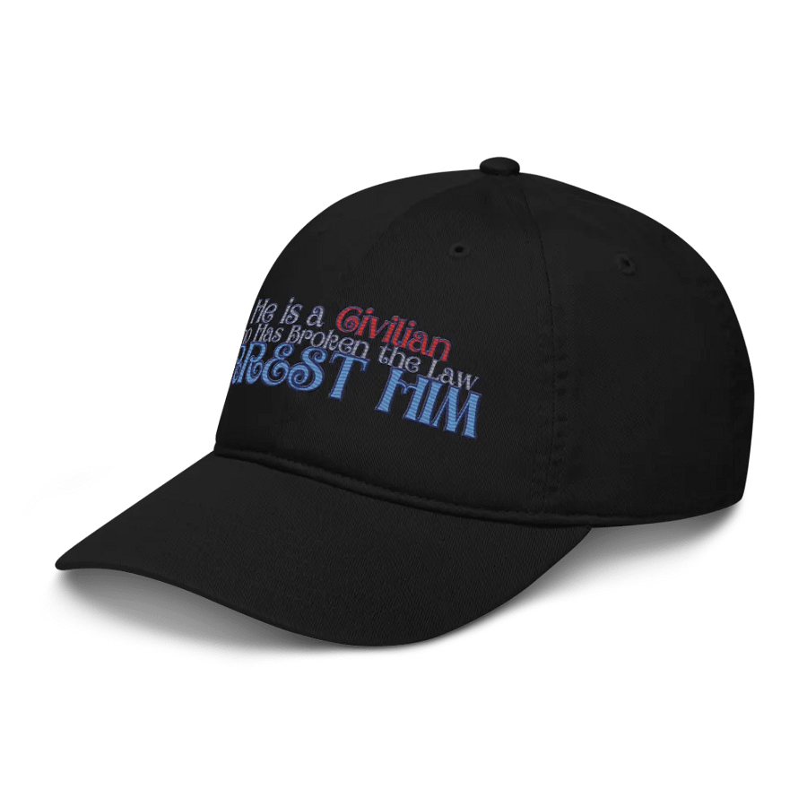 Resistor, Arrest Muskrat, Black Embroidered Hat product image (4)