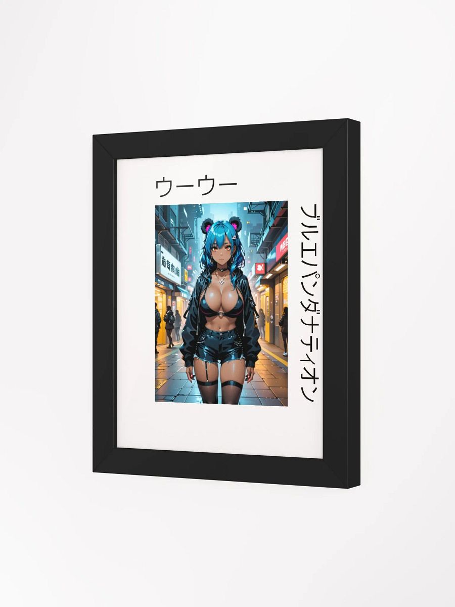 Neon Nightlife Blue Matte Poster product image (20)