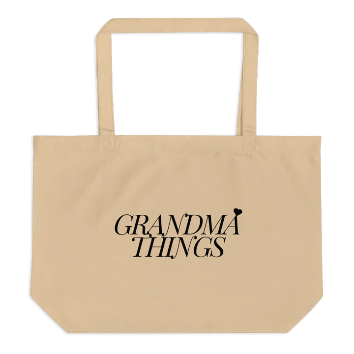 Grandma Things Organic Canvas Tote product image (1)