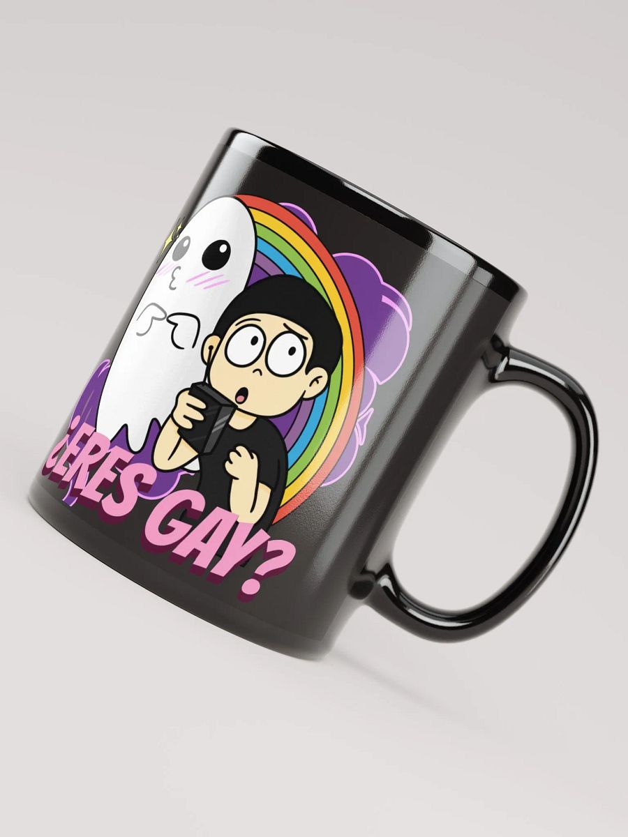 ¿Eres Gay? | Taza Negra Brillante product image (7)