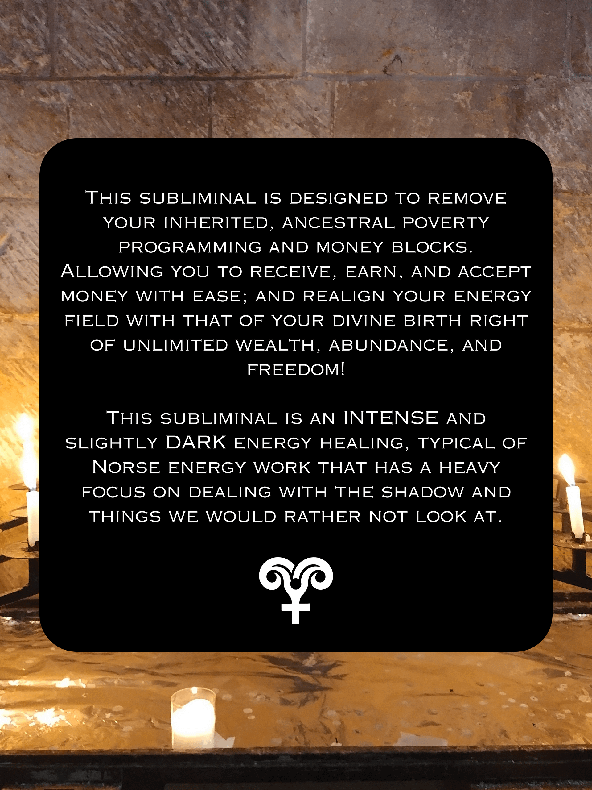 REMOVE ANCESTRAL POVERTY PROGRAMMING Subliminal for Money, Wealth & Abundance! product image (2)