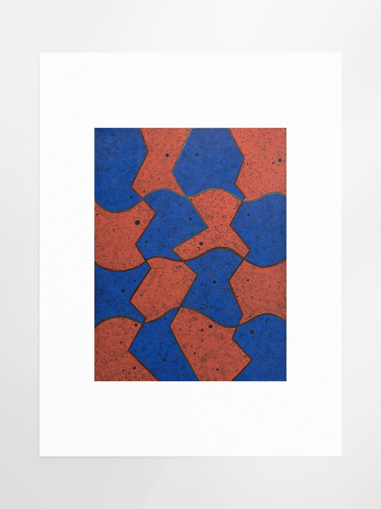 The Real Fix (2013) print (in blue) product image (2)