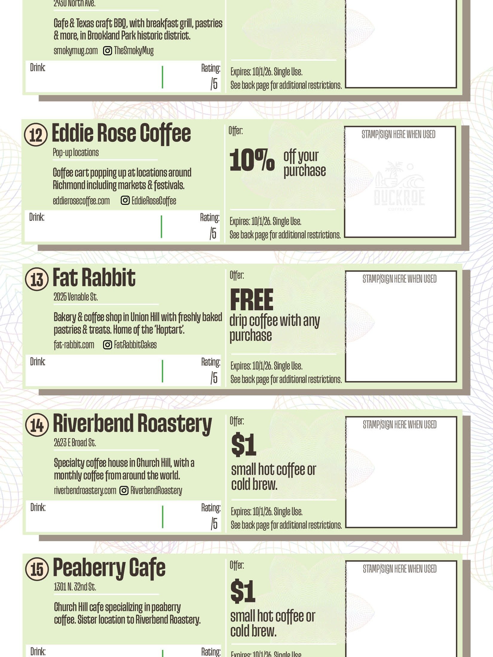 RVA Coffee Passport product image (9)
