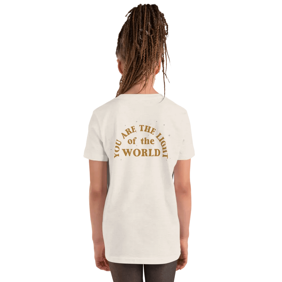 Kids You Are the Light of the World Tee product image (47)