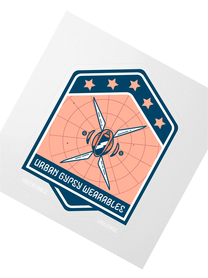 Observable Universe Emblem Sticker product image (2)