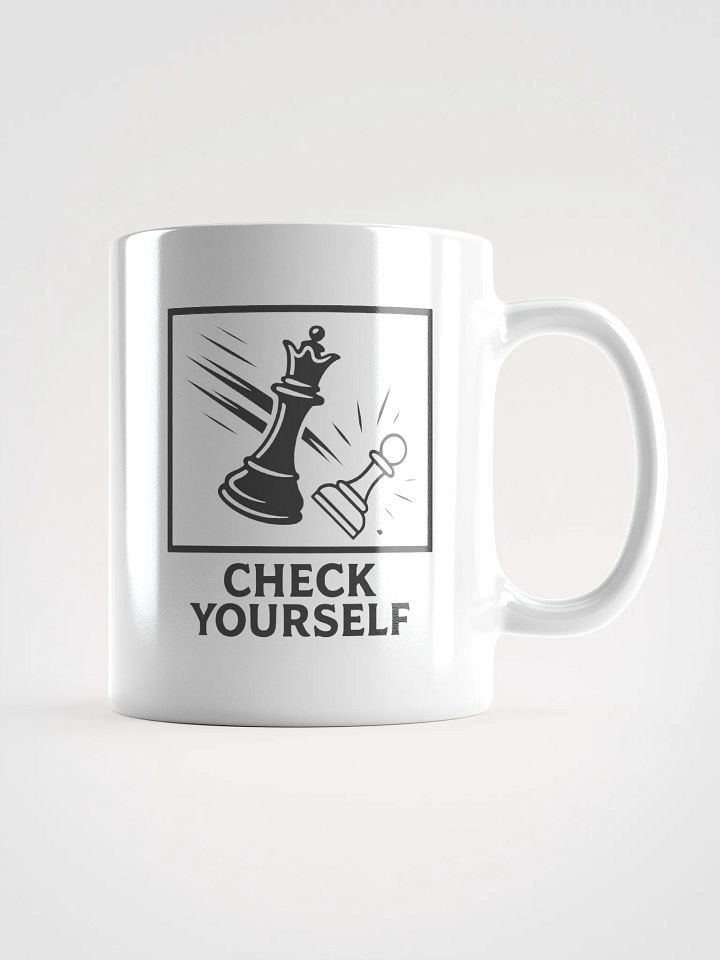 Check Yourself - White Glossy Mug product image (1)