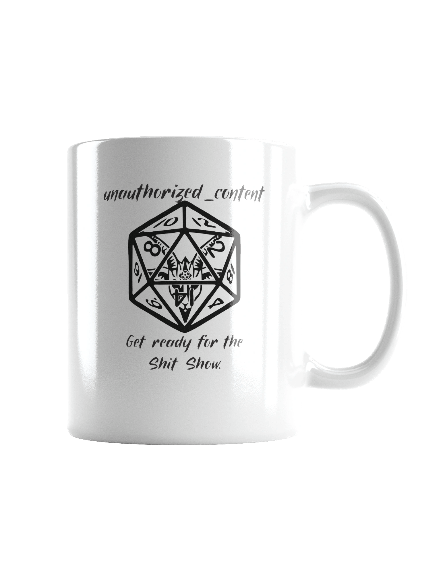unauthorized content Mug product image (5)