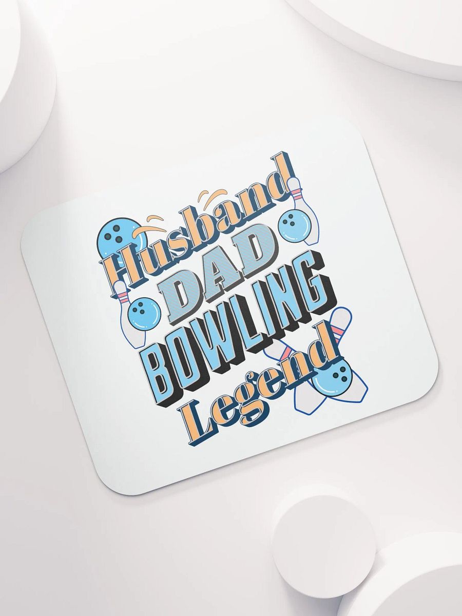 Husband Dad Bowling Legend Mouse Pad product image (5)