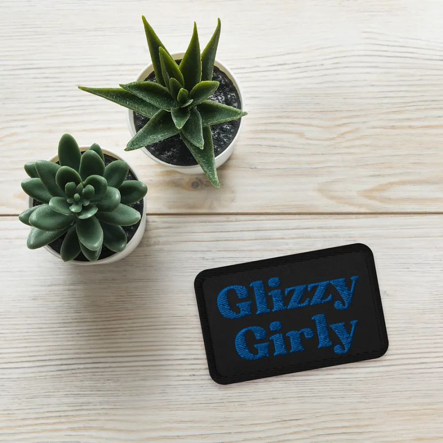 Glizzy Girly Blue Patch product image (4)