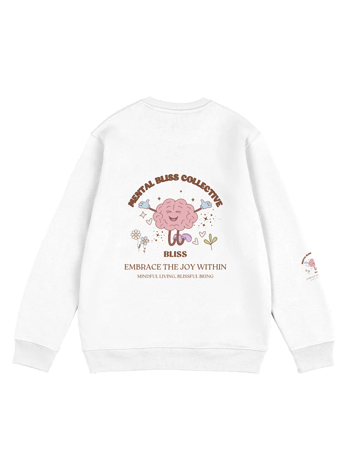 Bliss Embrace the Joy Within Unisex Eco Sweatshirt - Find Your Inner Bliss product image (2)
