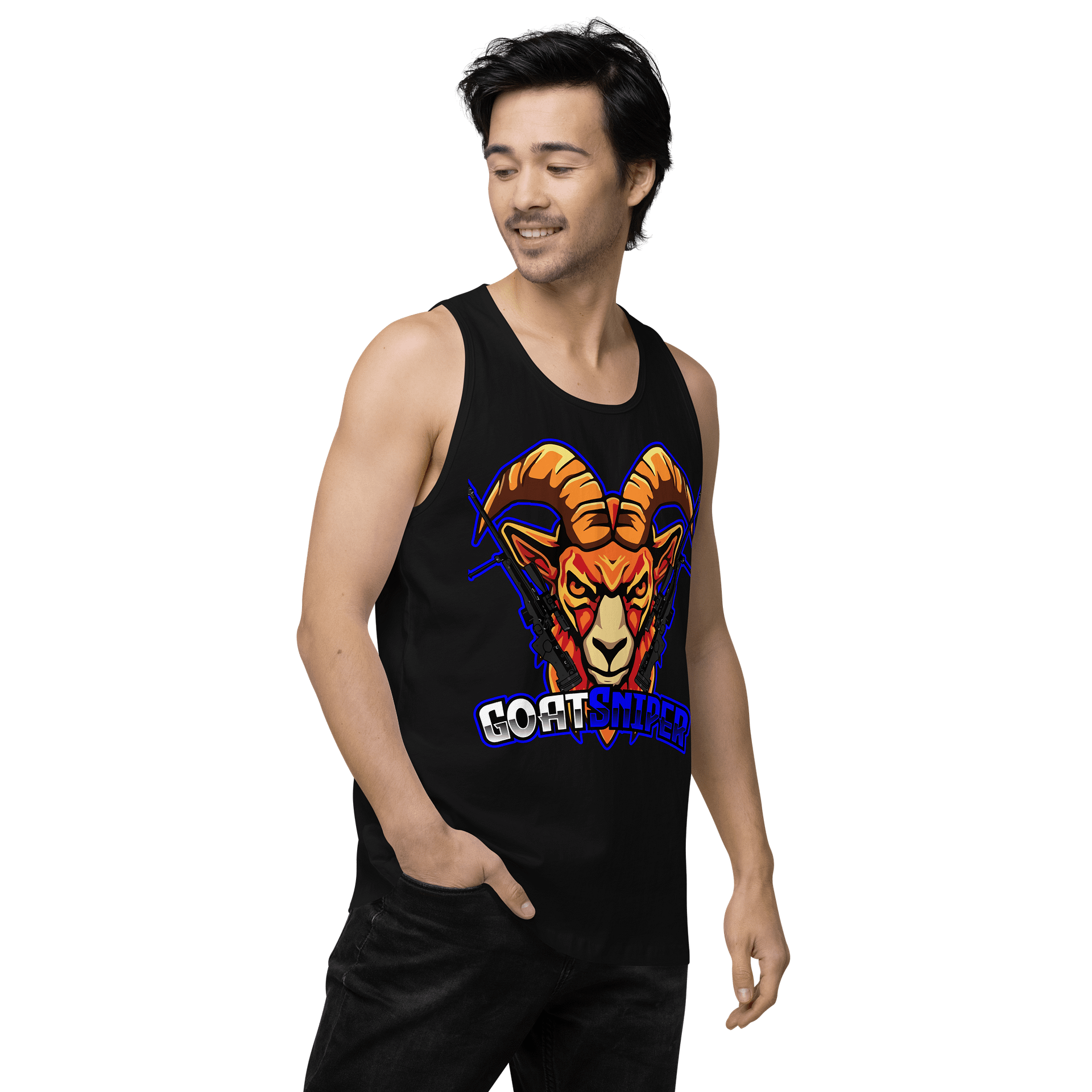 Horned Sniper Men's Tank Top product image (5)