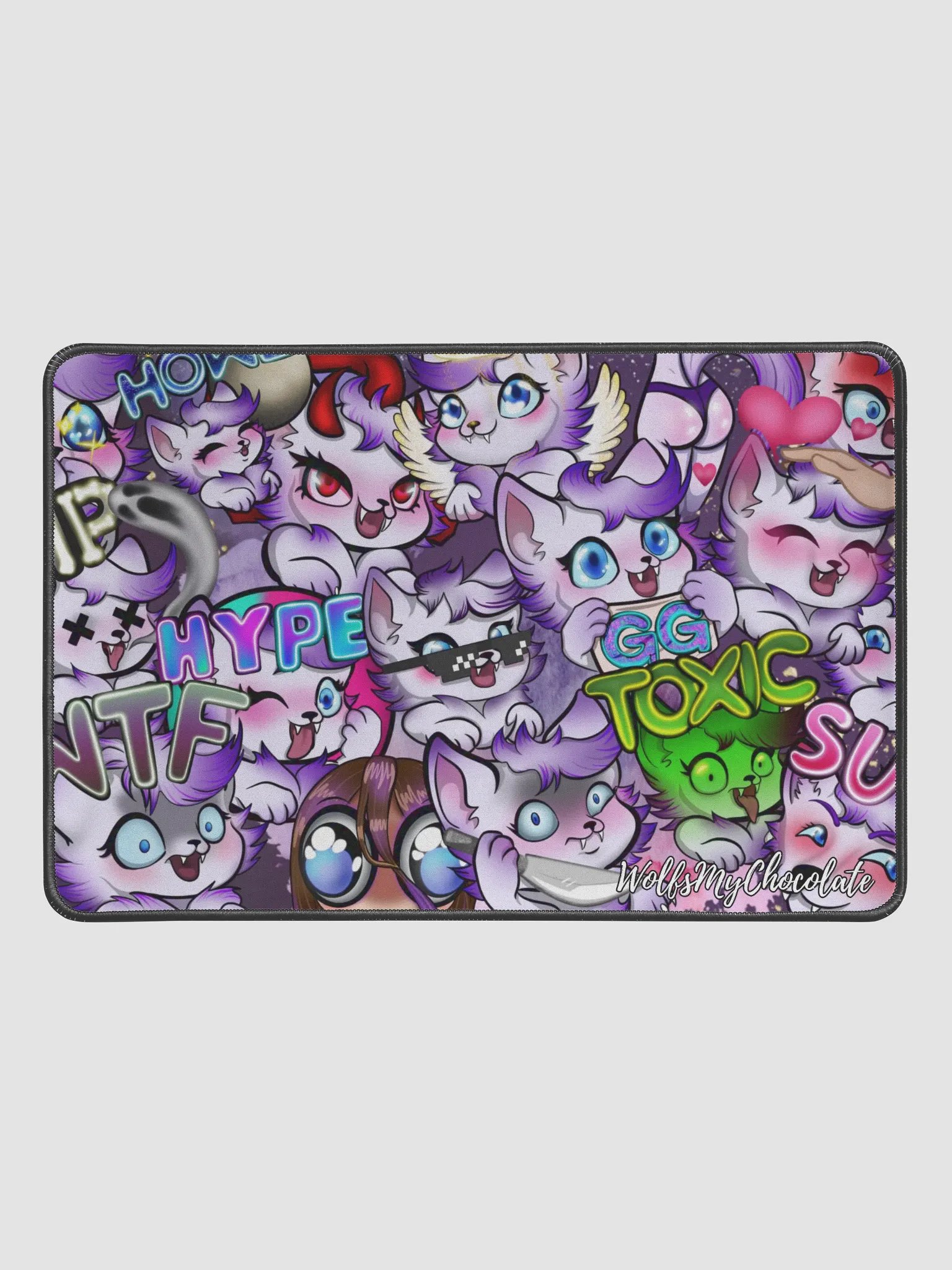 Wilderness Wolf Desk Mat product image (1)