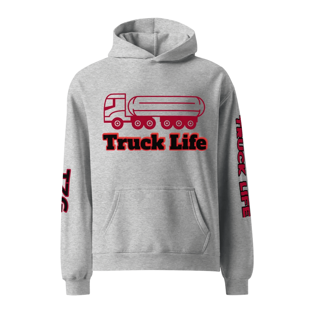 Truck Life Hoodie - White/Grey product image (1)