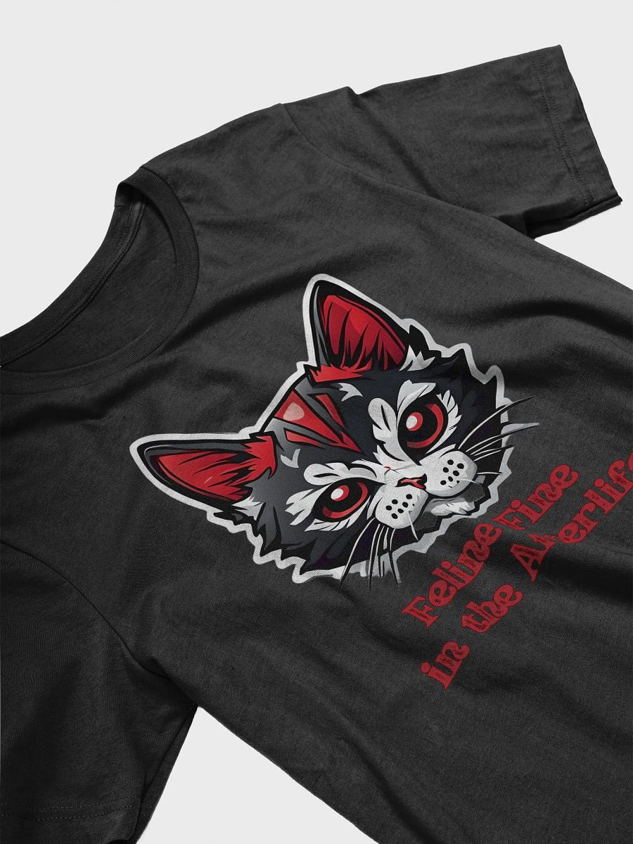 “Feline Fine in the Afterlife” t-shirt, Halloween theme, Halloween spirit product image (3)